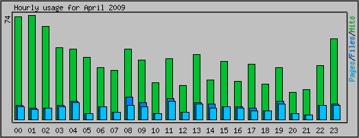 Hourly usage