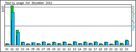 Hourly usage