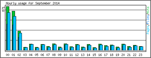 Hourly usage